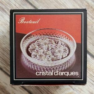 Cristal D'arques Vintage 6 Coasters in Box